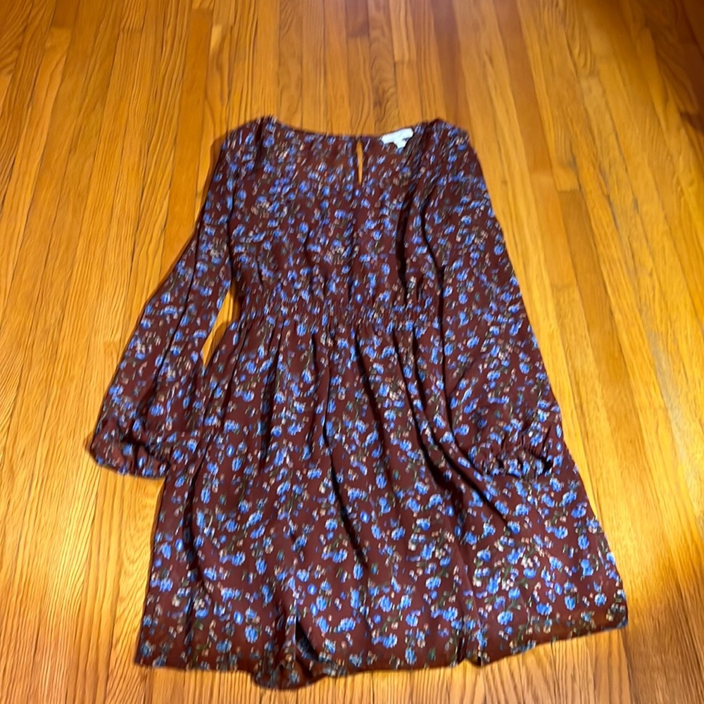 dELiA*s Cute brown blue and pink size small dress
